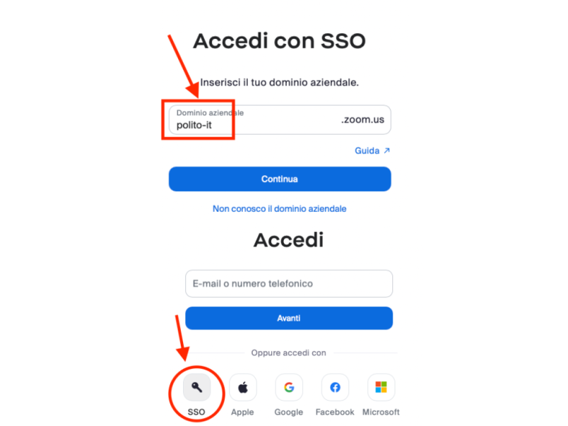 ACCESSO A ZOOM